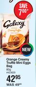 Galaxy Orange Creamy Truffle Mini Eggs Bag-80g