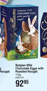 Sally Williams Belgian Milk Chocolate Eggs With Roasted Nougat-178g