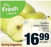 Freshline Golden Delicious Apples-1.5Kg Per Pack