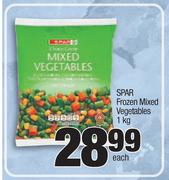 Spar Frozen Mixed Vegetables-1kg Each