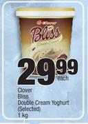 Clover Bliss Double Cream Yoghurt-1kg Each