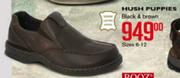 Hush Puppies Black & Brown Sizes 6-12