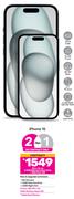 2 x Apple iPhone 15-On 2.6GB Red Core More Data + On Red Flexi 150