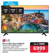 LG 50" (127cm) Smart UHD TV 50UR73006LA.AFBQ