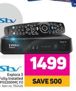 DStv Explora 3 Fully Installed PS5200IMC FI