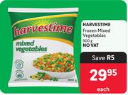 Harvestime Frozen Mixed Vegetables-900g Each