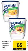 Parmalat Low Fat Yoghurt-For Any 2 x 1Kg