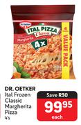 Dr.Oetker Ital Frozen Classic Margherita Pizza-4's Each