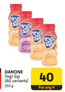 Danone Yogi Sip (All Variants)-For Any 4 x 250g