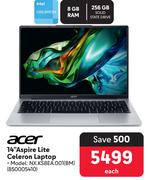 Acer 14" Aspire Lite Celeron Laptop NX.KS8EA.001 (BM)