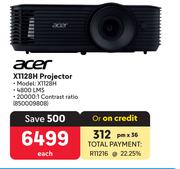 Acer X1128H Projector 