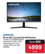 Samsung 81cm (32") Curved Full HD Monitor LC32R500FHAXXA