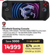 MSI Handheld Gaming Console A1M-022ZA