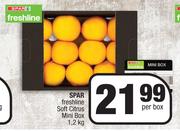 Spar Freshline Soft Citrus Mini Box-1.2kg Per Box