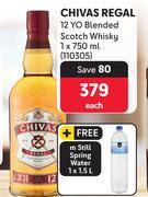 Chivas Regal 12 Yo Blended Scotch Whisky-750ml Each