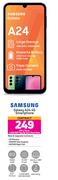 Samsung Galaxy A24 4G Smartphone-On 1.2GB Red Top Up Core More Data