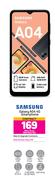 Samsung Galaxy A04 4G Smartphone-On Red Flexi 140