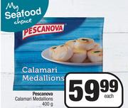 Pescanova Calamari Medallions-400g Each