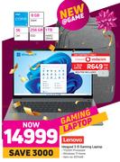 Lenovo 36cm Ideapad 3 i5 Gaming Laptop-On 3GB Data