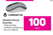 Volkano Wireless Mouse Assorted-Each