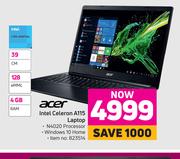 Acer 39cm Intel Celeron A115 Laptop