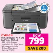 Canon Pixma Everyday All In One Ink Printer TR4540