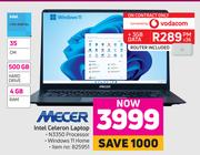 Mecer 35cm Intel Laptop-On 3 GB Data