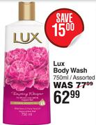 Lux Body Wash Assorted-750ml