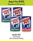 Lucky Pet Cat Food( All Variants)-For Any 4 x 400g