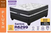 Sleepmasters Santos 152cm Queen Bed Set
