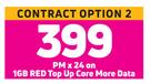 Samsung Galaxy A23 4G Smartphone-On 1GB Red Top Up Core More Data (24 Months)