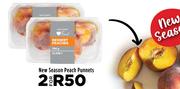 New Season Peach Punnets-For 2