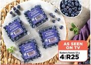 Blueberry Punnets-For 4 x 125g