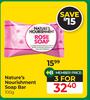Nature's Nourishment Soap Bar-For 3 x 100g