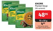 Knorr Packet Soup (All Variants)-10 x 50g
