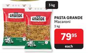 Pasta Grande Macaroni-3Kg Each