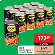 Koo Baked Beans In Tomato Sauce-12 x 400g