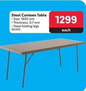 Steel Canteen Table