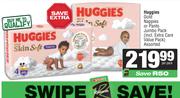 Huggies Gold Nappies Or Pants Jumbo Pack (Incl Extra Care Value Pack) Assorted-Per Pack