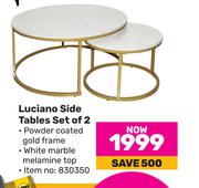 Luciano Side Tables Set Of 2