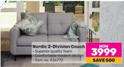 Nordic 2 Division Couch