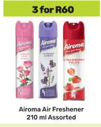 Airoma Air Freshener Assorted-For 3 x 210ml