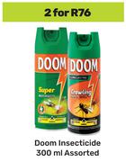 Doom Insecticide Assorted-For 2 x 300ml