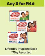 Lifebuoy Hygiene Soap Assorted-For Any 3 x 175g