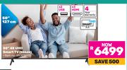Hisense 127cm (50") 4K UHD Smart TV 50A6N