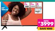 Hisense 100cm (40") Smart TV 40A4K