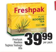 Freshpack Rooibos Tagless Teabags-80s Per Pack