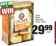 Ouma Rusks (Selected)-450g/500g Each