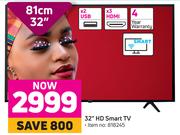 Hisense 32" HD Smart TV