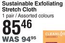 Clean Logic Sustainable Exfoliating Stretch Cloth 1 Pair Assorted Colours